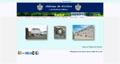 Desktop Screenshot of chateauderiviere.com