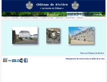 Tablet Screenshot of chateauderiviere.com
